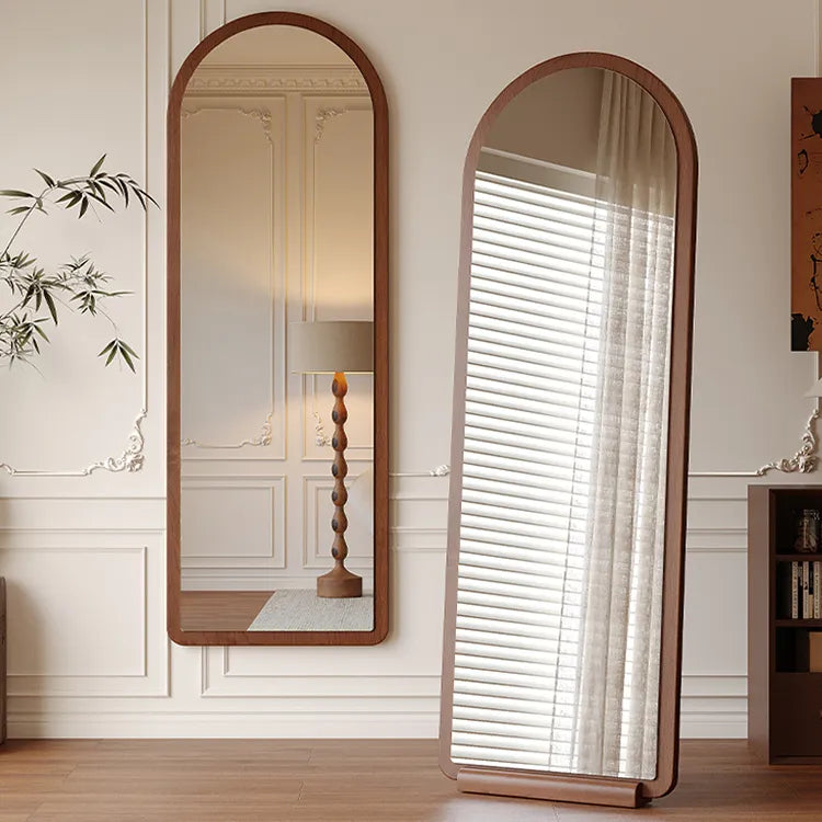 Mirror Black Brown Solid wood Glass Eco-friendly Board flld-6566