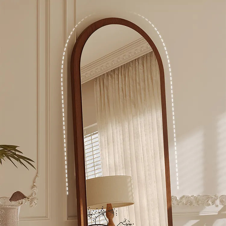 Mirror Black Brown Solid wood Glass Eco-friendly Board flld-6566