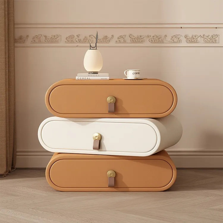 Nightstand Khaki/Brown Beige/Brown Beige/Natural Pink/Beige Orange/Beige Green/Beige COLOR1 Dark brown/Brown Black/Beige Brown/Beige Synthetic leather Pine flsjj-6306