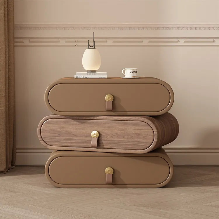 Nightstand Khaki/Brown Beige/Brown Beige/Natural Pink/Beige Orange/Beige Green/Beige COLOR1 Dark brown/Brown Black/Beige Brown/Beige Synthetic leather Pine flsjj-6306