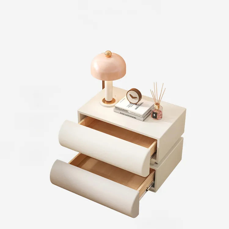 Nightstand Khaki Light gray Dark gray Green Pink Black Beige White Synthetic leather Pine Multi-layer board flsjj-6307