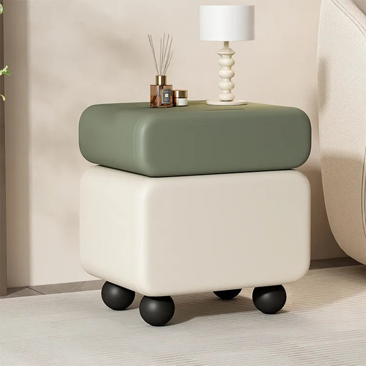 Nightstand Brown/Beige Brown/Khaki Beige Orange/Black Black Green/Beige Khaki/Black Beige/Black Synthetic leather Pine flsjj-6308