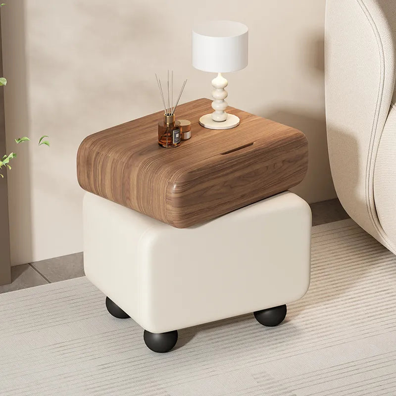 Nightstand Brown/Beige Brown/Khaki Beige Orange/Black Black Green/Beige Khaki/Black Beige/Black Synthetic leather Pine flsjj-6308