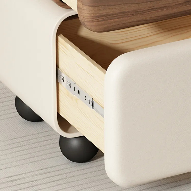 Nightstand Brown/Beige Brown/Khaki Beige Orange/Black Black Green/Beige Khaki/Black Beige/Black Synthetic leather Pine flsjj-6308