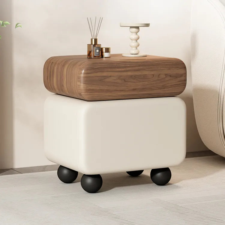 Nightstand Brown/Beige Brown/Khaki Beige Orange/Black Black Green/Beige Khaki/Black Beige/Black Synthetic leather Pine flsjj-6308
