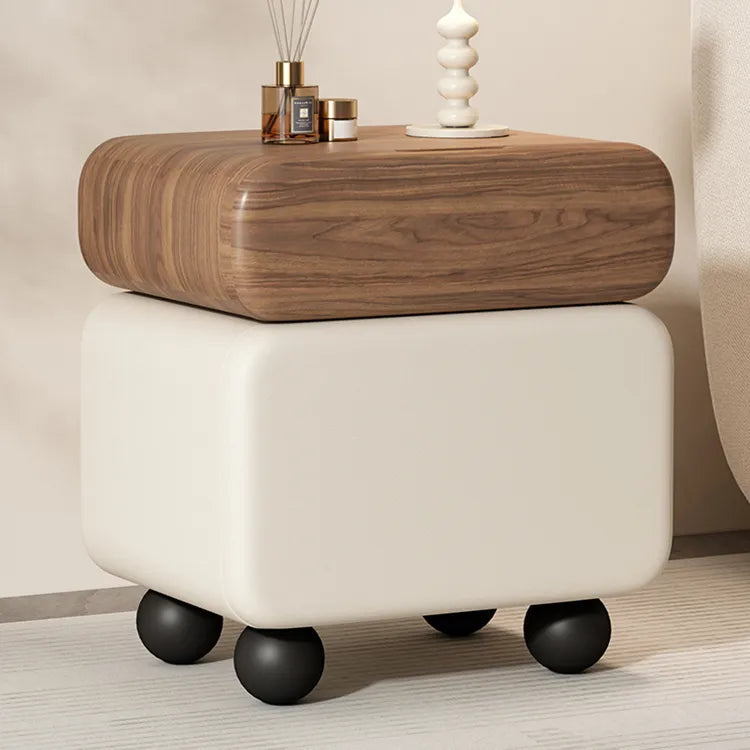 Nightstand Brown/Beige Brown/Khaki Beige Orange/Black Black Green/Beige Khaki/Black Beige/Black Synthetic leather Pine flsjj-6308