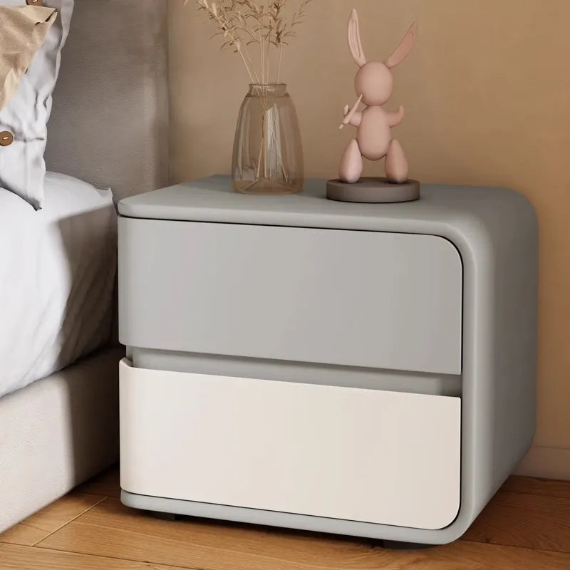 Nightstand White Beige Khaki Light gray Orange Green Pink Pink/Beige Light gray/Beige Brown Dark gray Synthetic leather Pine flsjj-6310