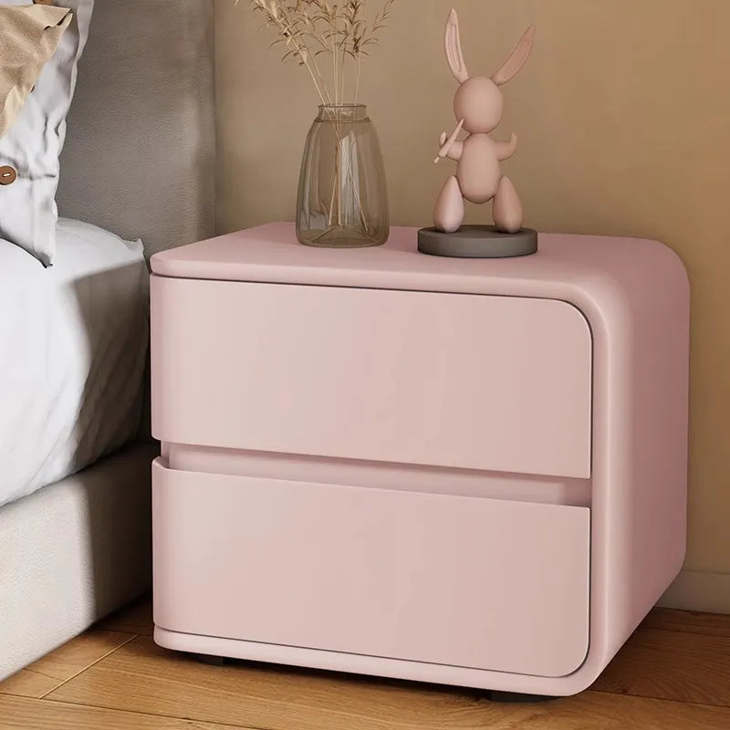 Nightstand White Beige Khaki Light gray Orange Green Pink Pink/Beige Light gray/Beige Brown Dark gray Synthetic leather Pine flsjj-6310