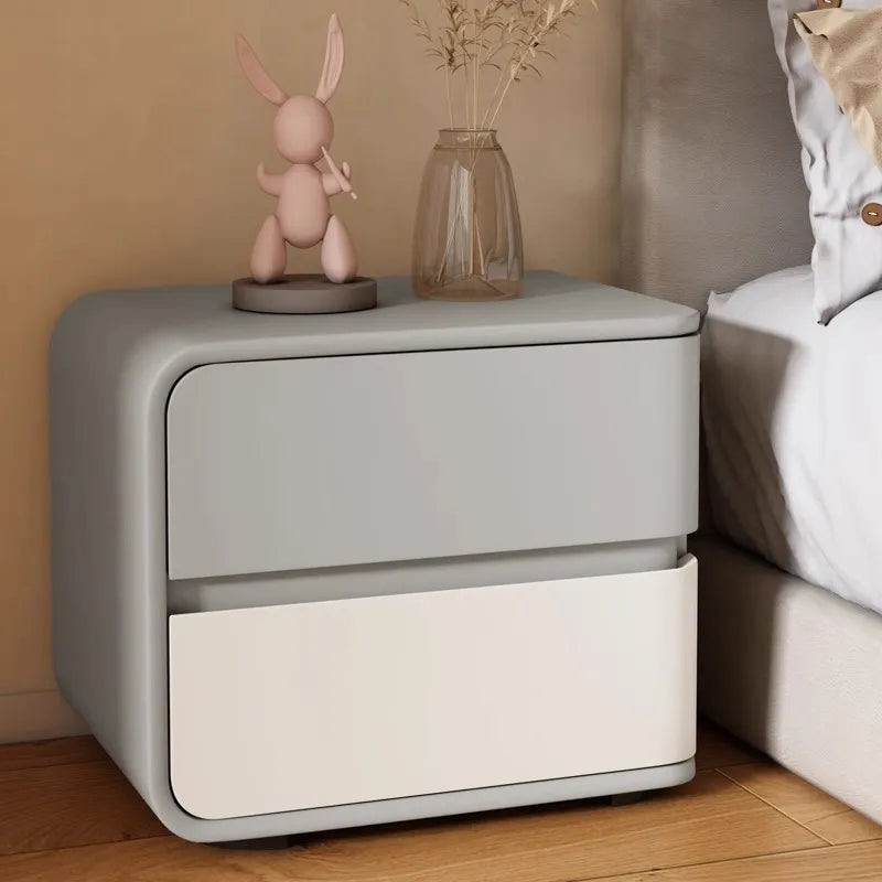 Nightstand White Beige Khaki Light gray Orange Green Pink Pink/Beige Light gray/Beige Brown Dark gray Synthetic leather Pine flsjj-6310
