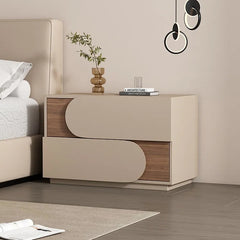 Nightstand Khaki/Brown Beige Light gray Beige/Black Pink/Beige Green Dark gray Black Synthetic leather Solid wood flsjj-6311