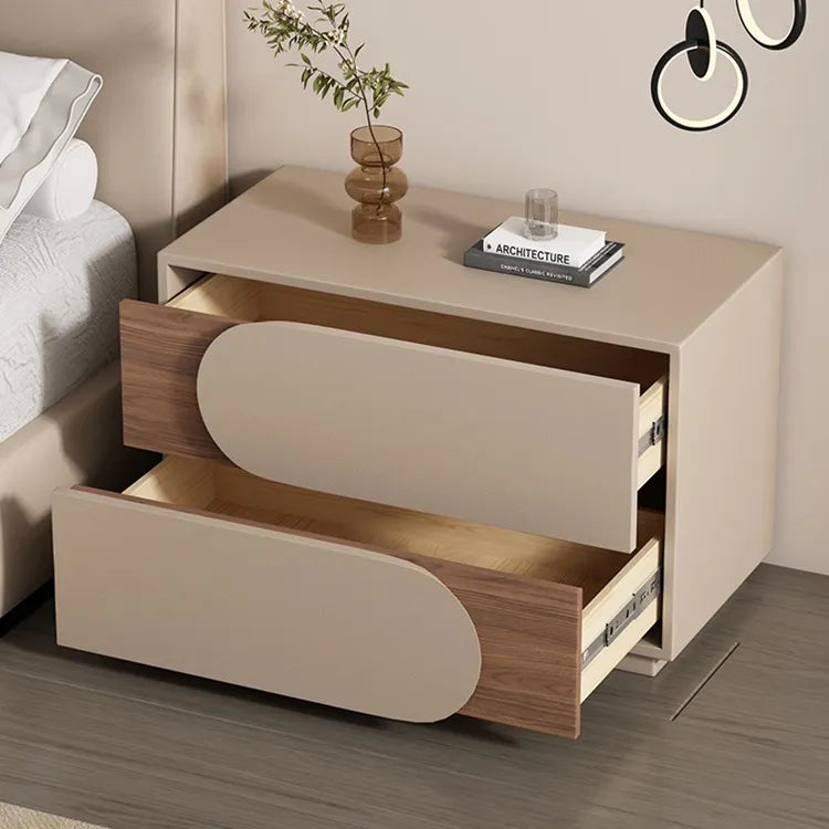 Nightstand Khaki/Brown Beige Light gray Beige/Black Pink/Beige Green Dark gray Black Synthetic leather Solid wood flsjj-6311