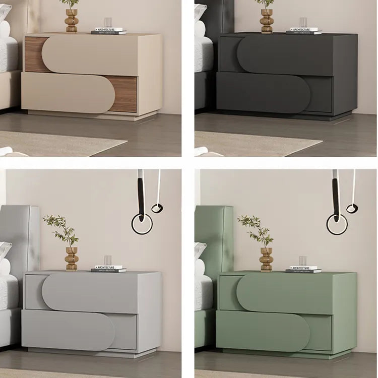 Nightstand Khaki/Brown Beige Light gray Beige/Black Pink/Beige Green Dark gray Black Synthetic leather Solid wood flsjj-6311
