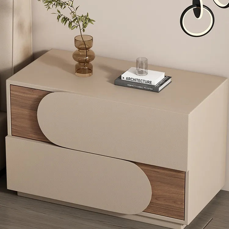 Nightstand Khaki/Brown Beige Light gray Beige/Black Pink/Beige Green Dark gray Black Synthetic leather Solid wood flsjj-6311
