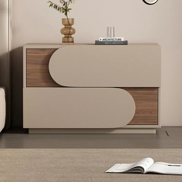 Nightstand Khaki/Brown Beige Light gray Beige/Black Pink/Beige Green Dark gray Black Synthetic leather Solid wood flsjj-6311