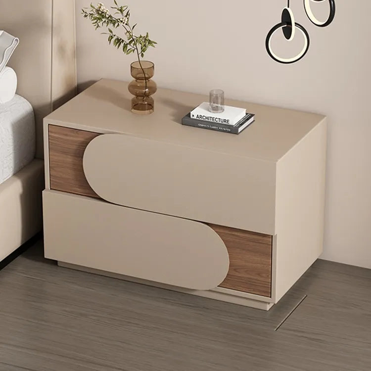 Nightstand Khaki/Brown Beige Light gray Beige/Black Pink/Beige Green Dark gray Black Synthetic leather Solid wood flsjj-6311