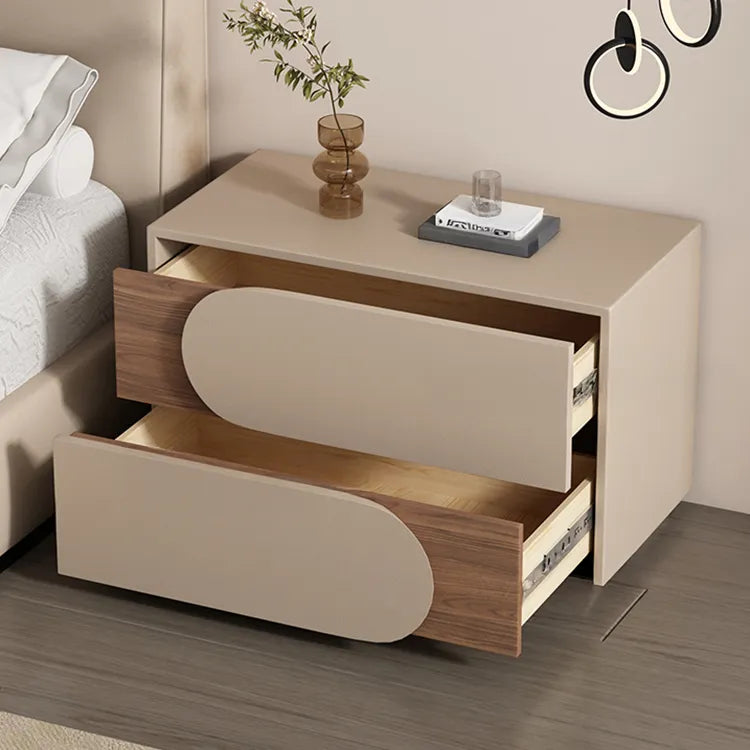 Nightstand Khaki/Brown Beige Light gray Beige/Black Pink/Beige Green Dark gray Black Synthetic leather Solid wood flsjj-6311