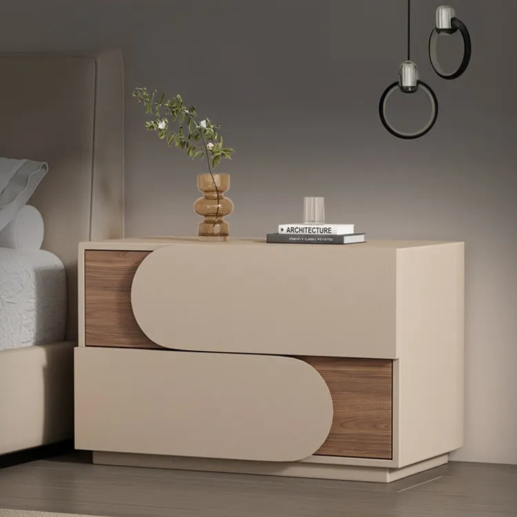 Nightstand Khaki/Brown Beige Light gray Beige/Black Pink/Beige Green Dark gray Black Synthetic leather Solid wood flsjj-6311