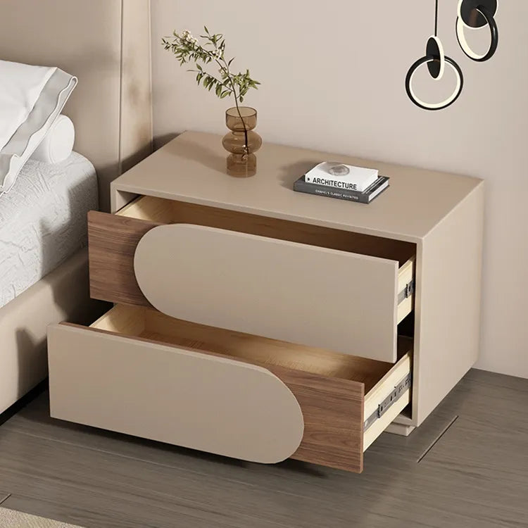 Nightstand Khaki/Brown Beige Light gray Beige/Black Pink/Beige Green Dark gray Black Synthetic leather Solid wood flsjj-6311