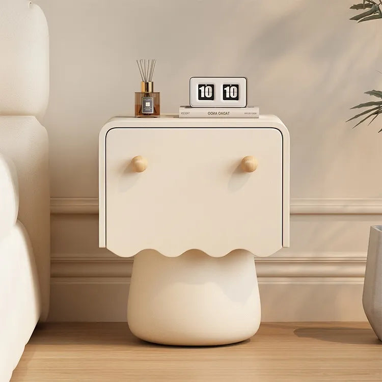Nightstand Natural/Beige Brown/Beige Khaki/Beige Pink/Beige Green/Beige Black/Beige Beige Light green/Beige Synthetic leather Solid wood flsjj-6312