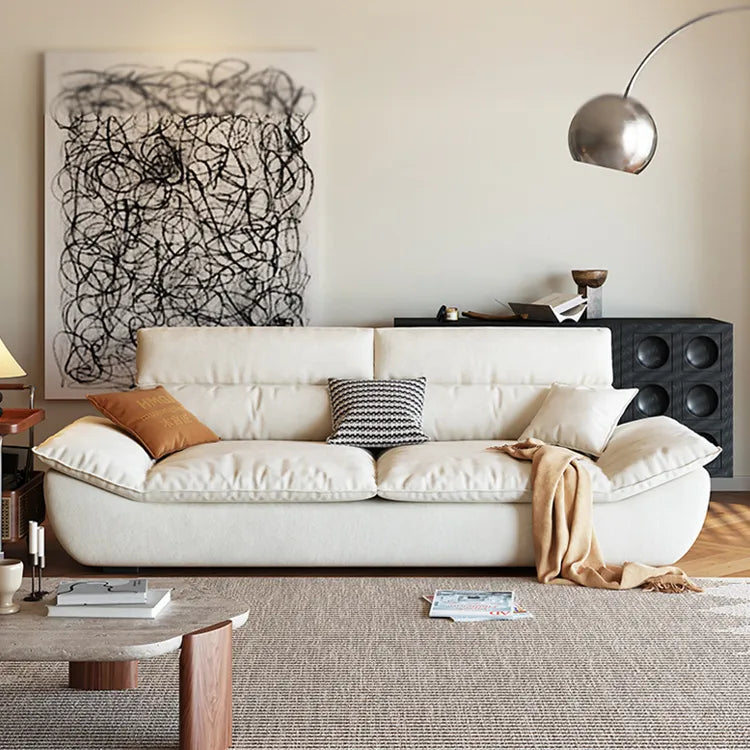 Sofa White Green Gray Khaki Techno Fabric fmgj-6301