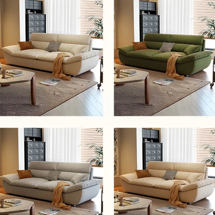 Sofa White Green Gray Khaki Techno Fabric fmgj-6301