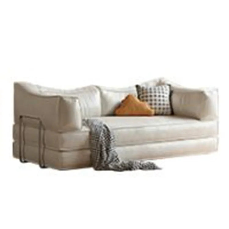 Sofa Brown Beige Black Synthetic leather Down Stuffing cotton fmgj-6329