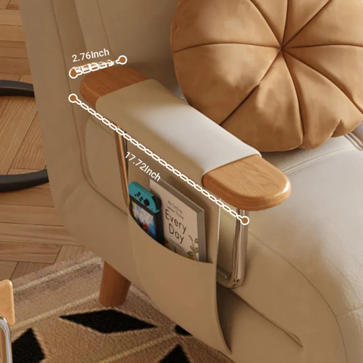 Sofa Beige Black Brown Ash wood Stuffing cotton Solid wood Synthetic leather fmgj-6330