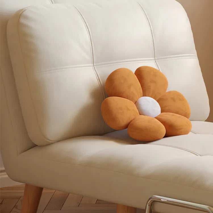 Sofa Beige Black Brown Ash wood Stuffing cotton Solid wood Synthetic leather fmgj-6330
