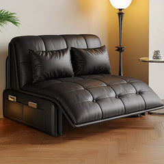 Sofa Khaki Beige Black Light gray Dark gray Brown Synthetic leather Solid wood Stuffing cotton fmm-6358