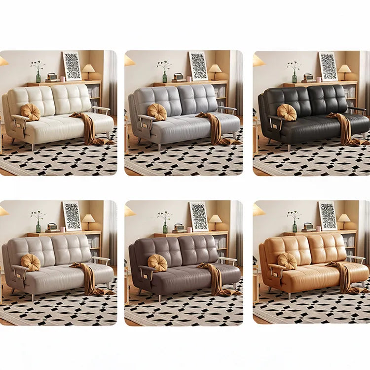 Sofa Gray Black Beige Synthetic leather fmm-6359