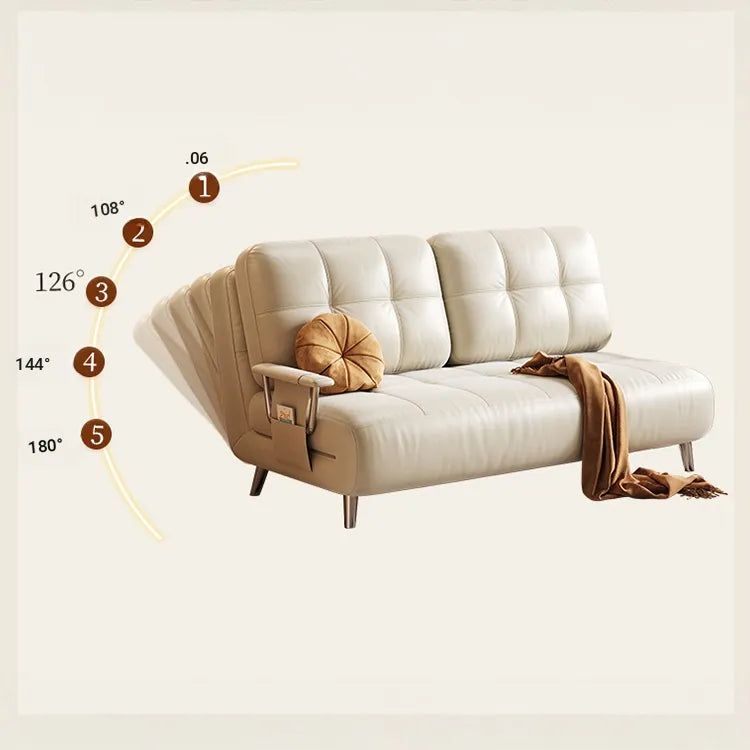 Sofa Gray Black Beige Synthetic leather fmm-6359