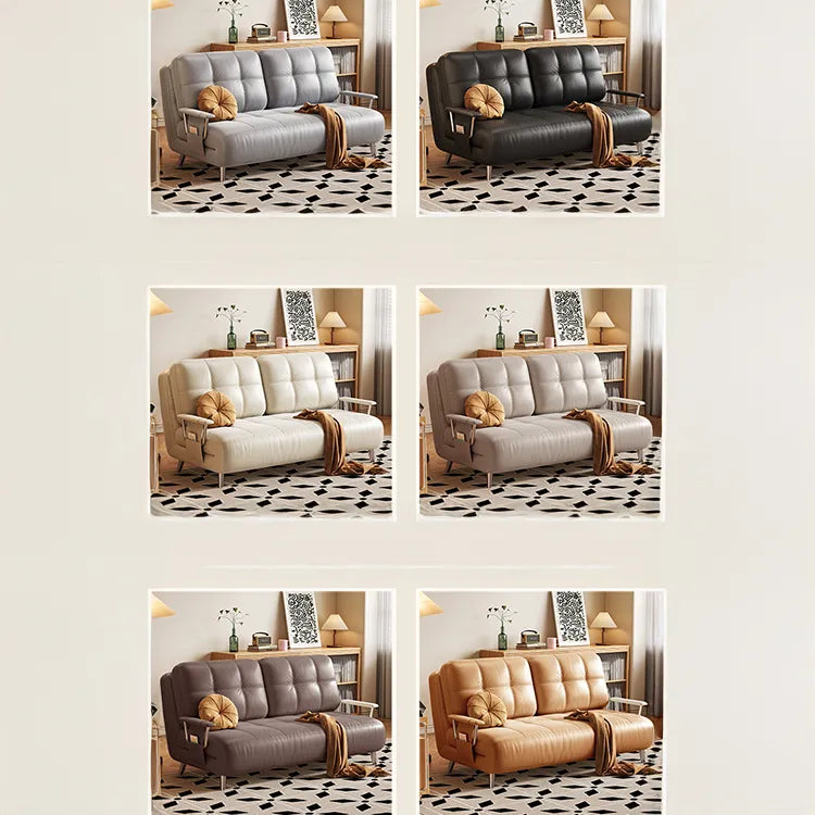 Sofa Gray Black Beige Synthetic leather fmm-6359