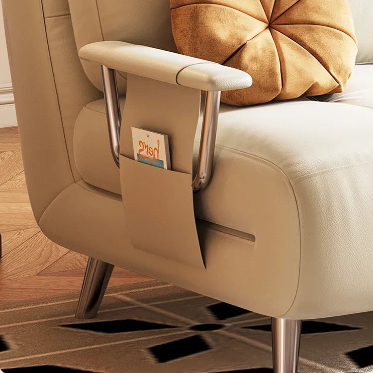 Sofa Gray Black Beige Synthetic leather fmm-6359