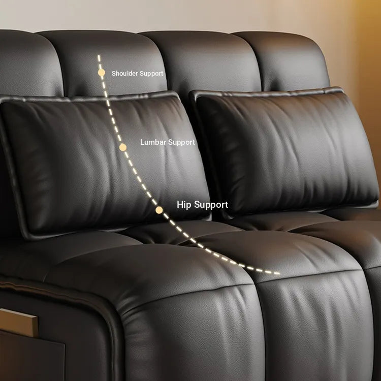 Sofa Khaki Beige Black Light gray Dark gray Brown Synthetic leather Solid wood Stuffing cotton fmm-6361