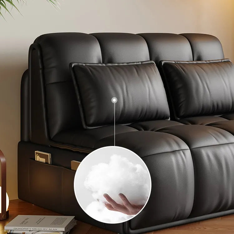 Sofa Khaki Beige Black Light gray Dark gray Brown Synthetic leather Solid wood Stuffing cotton fmm-6361