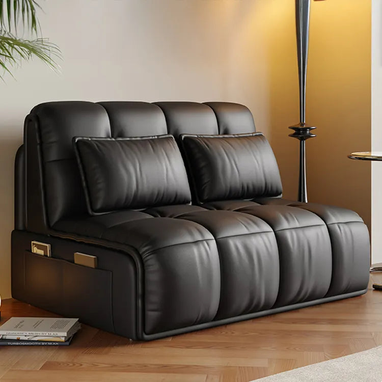Sofa Khaki Beige Black Light gray Dark gray Brown Synthetic leather Solid wood Stuffing cotton fmm-6361