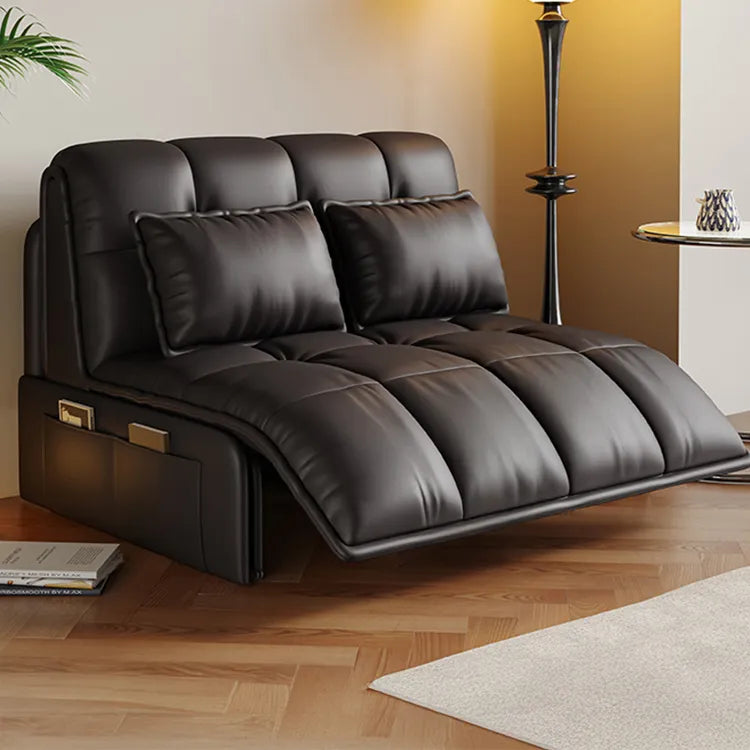 Sofa Khaki Beige Black Light gray Dark gray Brown Synthetic leather Solid wood Stuffing cotton fmm-6361