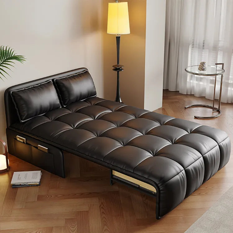 Sofa Khaki Beige Black Light gray Dark gray Brown Synthetic leather Solid wood Stuffing cotton fmm-6361