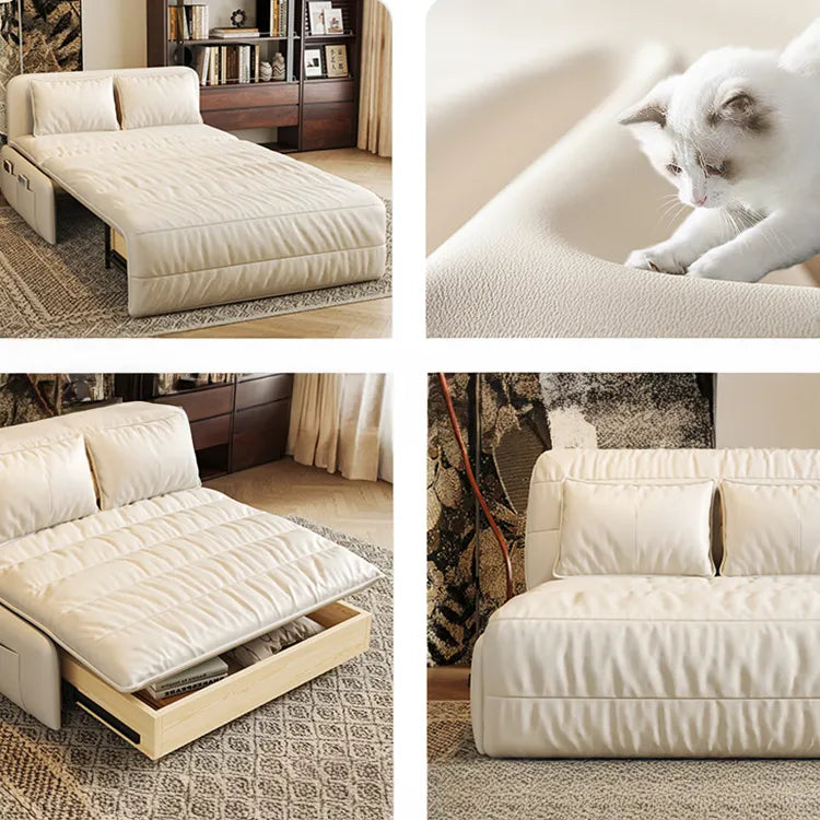 Sofa Khaki Beige Black Light gray Dark gray Brown Synthetic leather Solid wood Stuffing cotton fmm-6362