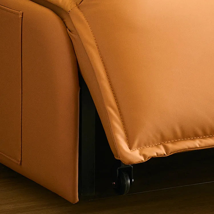 Sofa Orange Khaki Beige Black Gray Brown Synthetic leather Solid wood fmm-6365