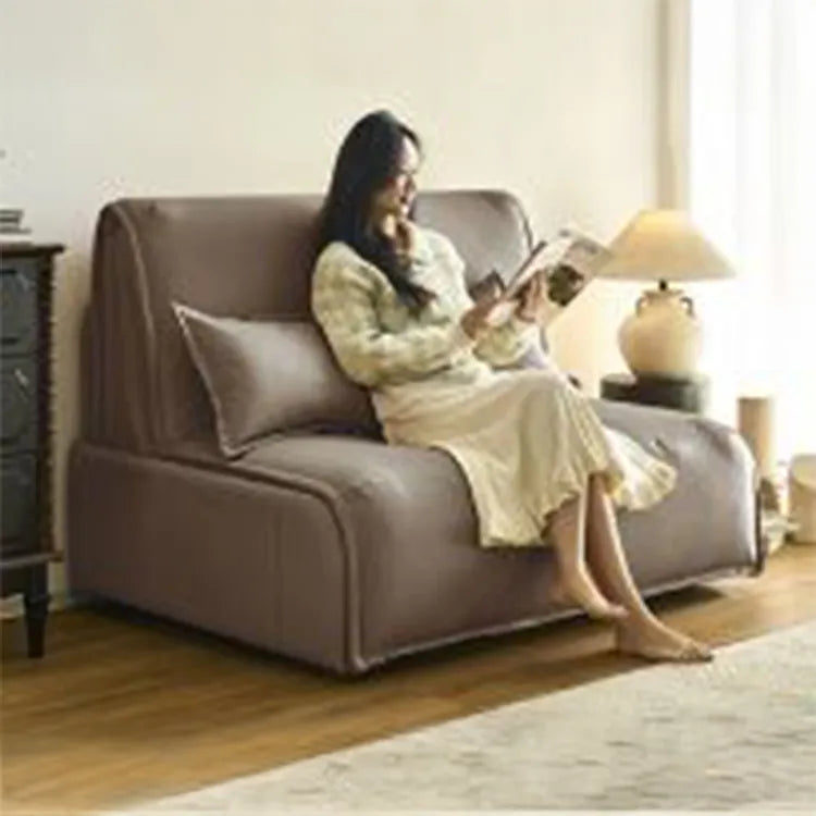 Sofa Orange Khaki Beige Black Gray Brown Synthetic leather Solid wood fmm-6365