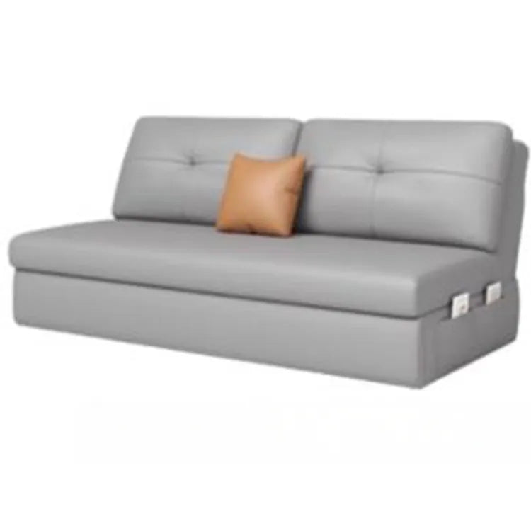 Sofa Beige Light gray Dark gray Blue Green Orange Black Synthetic leather Solid wood Stuffing cotton fmm-6366