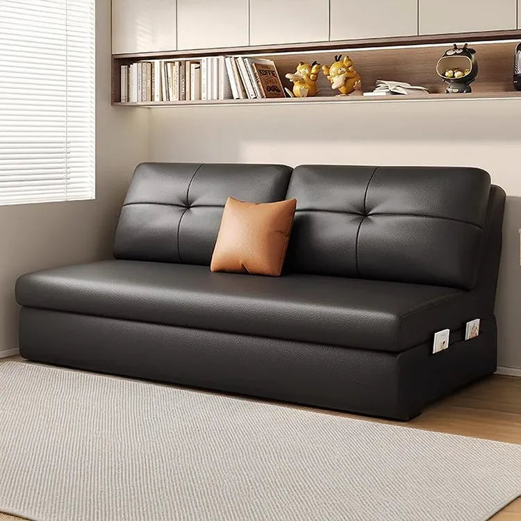 Sofa Beige Light gray Dark gray Blue Green Orange Black Synthetic leather Solid wood Stuffing cotton fmm-6366