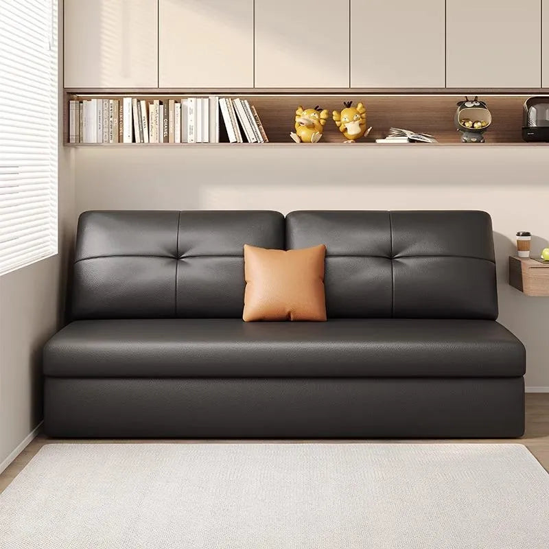 Sofa Beige Light gray Dark gray Blue Green Orange Black Synthetic leather Solid wood Stuffing cotton fmm-6366