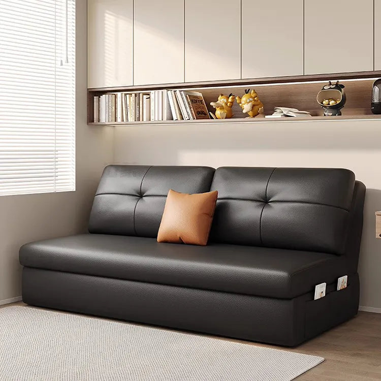 Sofa Beige Light gray Dark gray Blue Green Orange Black Synthetic leather Solid wood Stuffing cotton fmm-6366