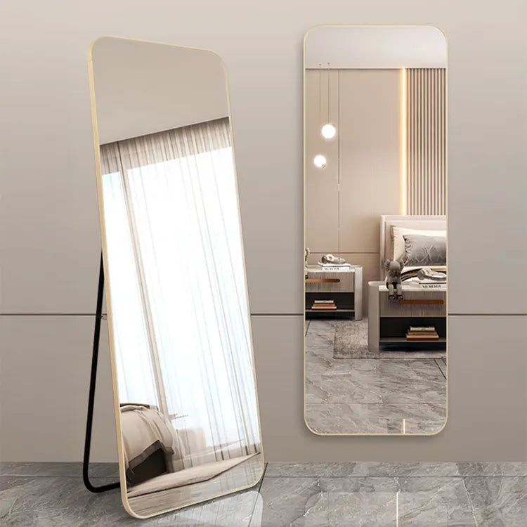 Mirror Golden Black White Glass Aluminum alloy fnls-6516