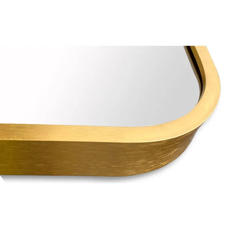 Mirror Golden Black Silver Glass Aluminum alloy fnls-6517