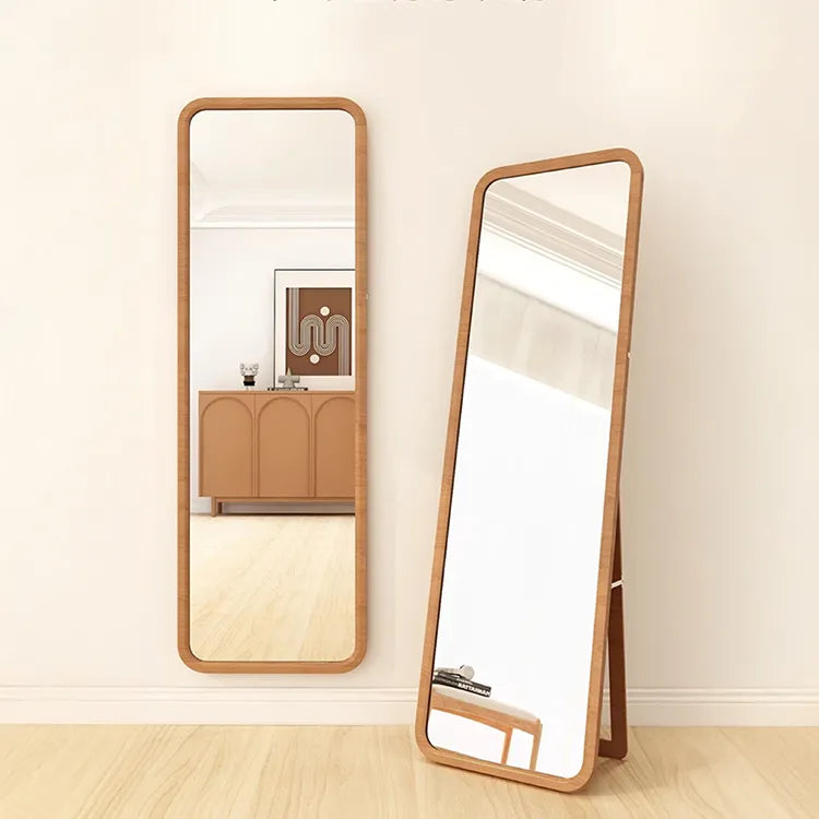 Mirror Natural Brown Glass Pine fnls-6518