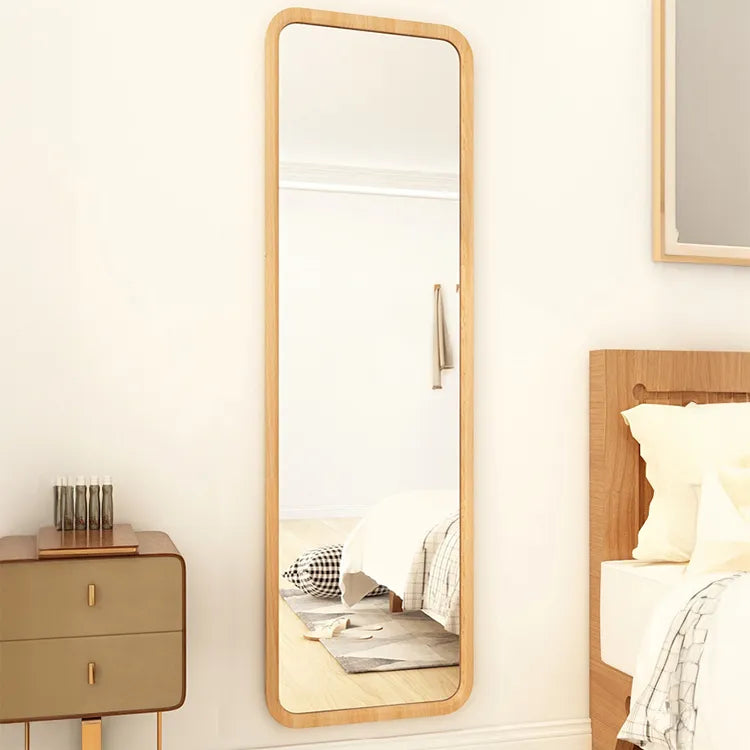 Mirror Natural Brown Glass Pine fnls-6518