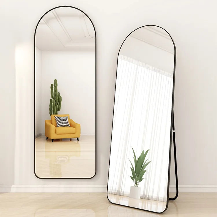 Mirror Black White Golden Glass Aluminum alloy fnls-6519